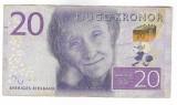 Bancnota 20 kronor 2014 - Suedia