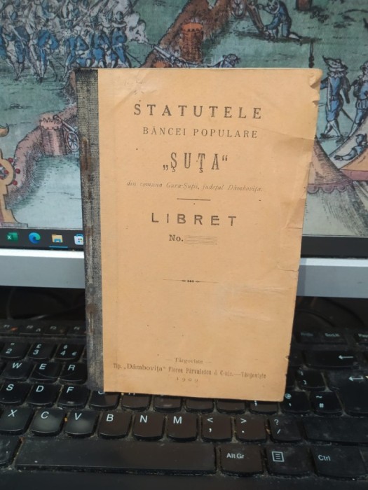 Statutele Băncei populare Șuța din com. Gura Șuții, jud. D&acirc;mbovița, T&acirc;rgoviște 1909, 195