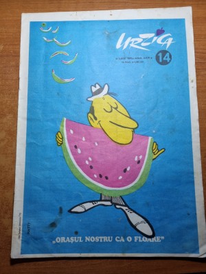 revista umoristica urzica - 31 iulie 1972 foto