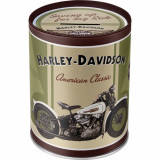 Pusculita metalica - Harley Davidson Knucklehead, Nostalgic Art Merchandising