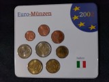 Set Euro Italia 2002 UNC, Colectie - Monede Euro Italia, Set Numismatic Italia