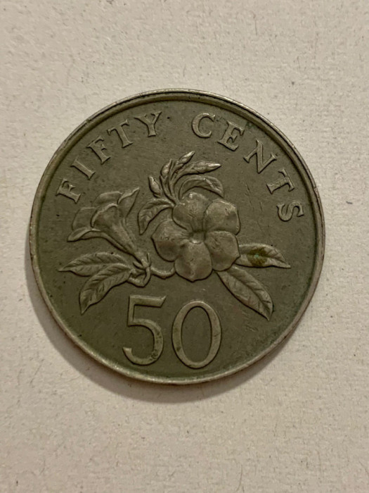 Moneda 50 CENTI - 50 CENTS - Singapore - 1987 - KM 53.1 (148)