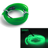 Fir Neon Auto &quot;EL Wire&quot; culoare Verde, lungime 2M, alimentare 12V, droser inclus AVX-ELW-2M-G