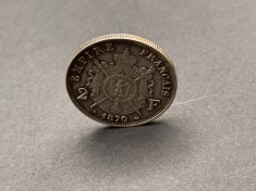 Moneda Argint 2 Franci 1870 Francs A Paris