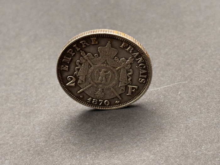 Moneda Argint 2 Franci 1870 Francs A Paris