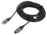 Cablu HDMI optic Goobay 76274, HDMI 2.1, HDCP 2.2, mufă PVC dublă