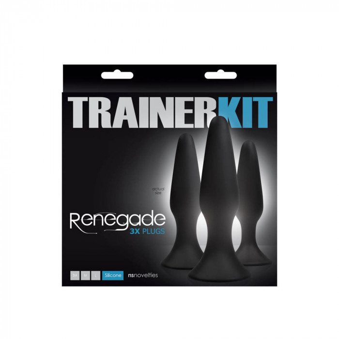 Renegade Sliders Kit - Set 3 Butt Plug din Silicon