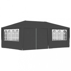 Gossi cort petrecere profesional pereti laterali antracit 4x6m 90g/m2
