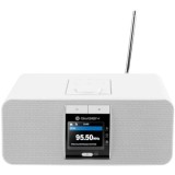 Internet radio GoGEN IR 167 BTB, 2 x 7 W, LCD, Bluetooth, WiFi, tuner digital FM, telecomanda, alb