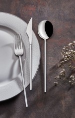 Set tacamuri 18 bucati Patara Crom 22x1.5 cm