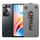 Folie de Protectie pentru Oppo A79, TEO, Sticla Securizata ESD Antistatica, Super-X Privacy OG, Margini Negre, 0.30 mm, Transparent Inchis