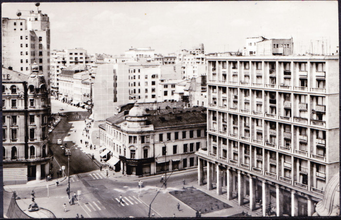 AMS - ILUSTRATA 1031 BUCURESTI - CALEA VICTORIEI, 1966, CIRCULATA