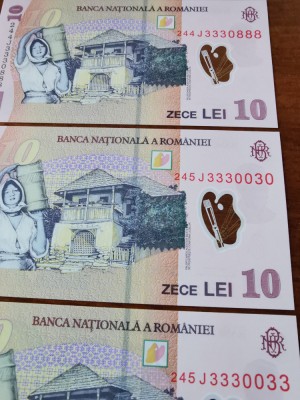 Bancnote 10 lei, 2024 foto