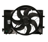 GMV radiator electroventilator Mercedes Clasa C (W203), 2000-2007, C180 Kompressor, motor 1.8 compressor, benzina, 600 W; 480; 4 pini; cu modul de co