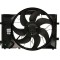 GMV radiator electroventilator Mercedes Clasa C (W203), 2000-2007, C180 Kompressor, motor 1.8 compressor, benzina, 600 W; 480; 4 pini; cu modul de co