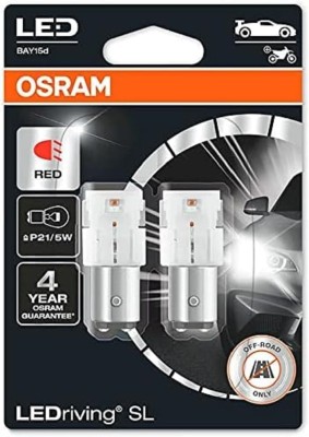 Set 2 LED P21 5W 12V Osram Red Blister foto