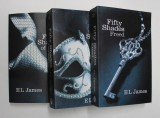 FIFTY SHADES OF GREY by E.L. JAMES , VOLUMELE I - III , 2012