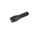 Lanterna tactica cu LED, model XML-T6 cu functie telescopica de ZOOM si becuri CREE, neagra, Oem