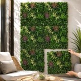 Panouri decorative din plante artificiale și flori verde, CMCLASS