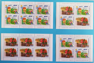 TIMBRE ROMANIA 2006 LP1718a+1718 c EUROPA -INTEGRAREA EMIGRANTILOR MNH** foto