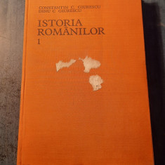 Istoria romanilor volumul 1 Constantin C. Giurescu