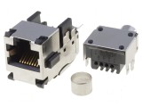 Conector RJ45 Cat 5e ecranat cu bornă IDC