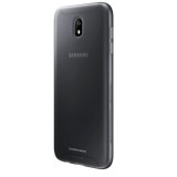 Husa de protectie Samsung Dual Layer Cover pentru Galaxy J7 (2017), Black, Negru, Plastic, Carcasa