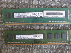 ram desktop ddr3 8 gb 2X4 gb 1600 mhz samsung PC3-12800u-11-13-A1 , functional foto