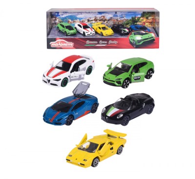 MAJORETTE SET 5 MASINI DIN METAL DREAMS ITALY SuperHeroes ToysZone foto