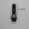 Prezon Negru Jante Aliaj M15x1.25 Mercedes GLS X167, GLE V167 (dupa 2018), Saiba Sferica, L=44mm, Cap 17mm, Otel 10.9