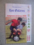 Programul campionatului spaniol de fotbal, Primera si Segunda Division 2008-09
