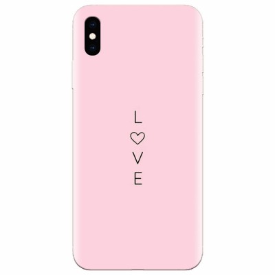 Husa silicon pentru Apple Iphone XS Max, Love foto