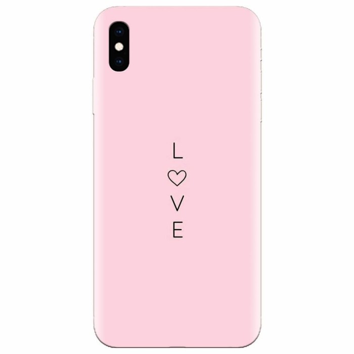 Husa silicon pentru Apple Iphone XS Max, Love