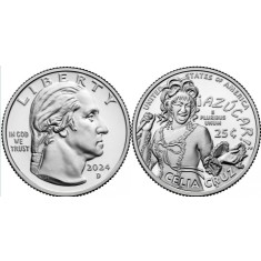 SUA 2024P - 25 cents, necirculata - Celia Cruz