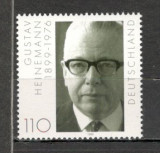 Germania.1999 100 ani nastere G.Heinemann-presedinte MG.950, Nestampilat