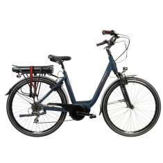 Bicicleta Electrica Devron 28414 - 28 Inch, 460mm, Albastru Ultimate FactoryBikes foto