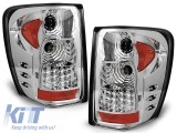 Kit de stopuri LED de tuning potrivit pentru Jeep Grand Cherokee 1999-05.2005 cu baza alba, stanga si dreapta Performance AutoTuning