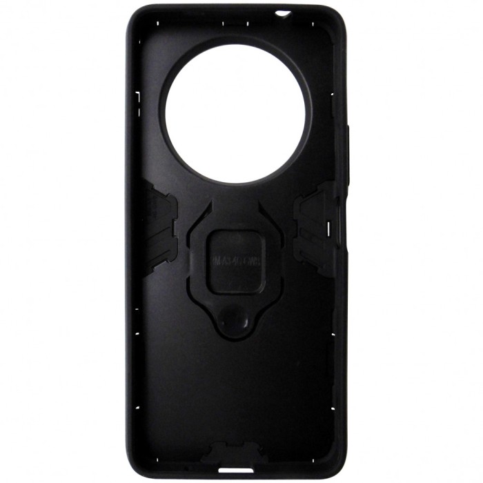 Husa spate Armor cu inel, neagra, pentru Xiaomi Redmi A3