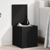 VidaXL Cutie de depozitare, negru, 30x35x35 cm, lemn prelucrat 840668