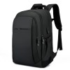 Rucsac JustZen&trade; X2 compatibil cu laptop 17", impermeabil, spatios, unisex, negru