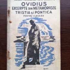 Ovidius excerpte din metamorfoze tristia si pontica pentru clasa a 6-a-Valaori-Papacostea-Popa