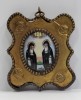 Sfintii Serghie si Gherman de la Valaam, Facatori de Minuni, Icoana de calatorie, Secol XIX