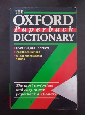 THE OXFORD PAPERBACK DICTIONARY foto