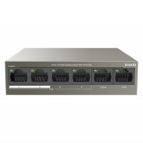 Switch 4 porturi PoE, 2 porturi uplink RJ45 10/100Mbps - TENDA TND-TEF1106P-4-63W