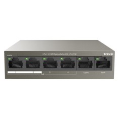 Switch 4 porturi PoE, 2 porturi uplink RJ45 10/100Mbps - TENDA TND-TEF1106P-4-63W
