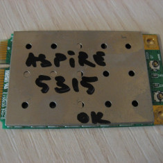 Placa wireless laptop Acer Aspire 5315, Atheros AR5BXB63, T60H976.00 LF