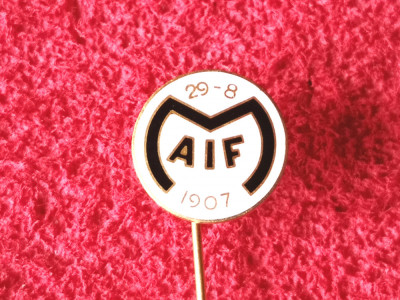 Insigna fotbal - Motala AIF FK (Suedia) foto