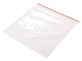 Pungă cu fermoar 160x160mm polietilenă