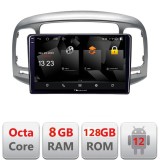 Navigatie Hyundai Accent 2006-2012 Android 12 QLED 2K 8GB RAM 128GB