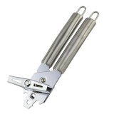 Deschizator conserve Flippy, material inox, ergonomic, gri